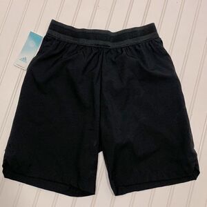 Adidas black training shorts